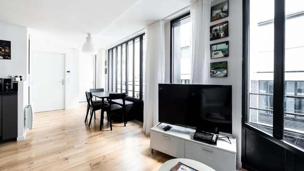 Bright & Renovated 3Bd For 8 Guests In Le Marais! Apartman Párizs Franciaország